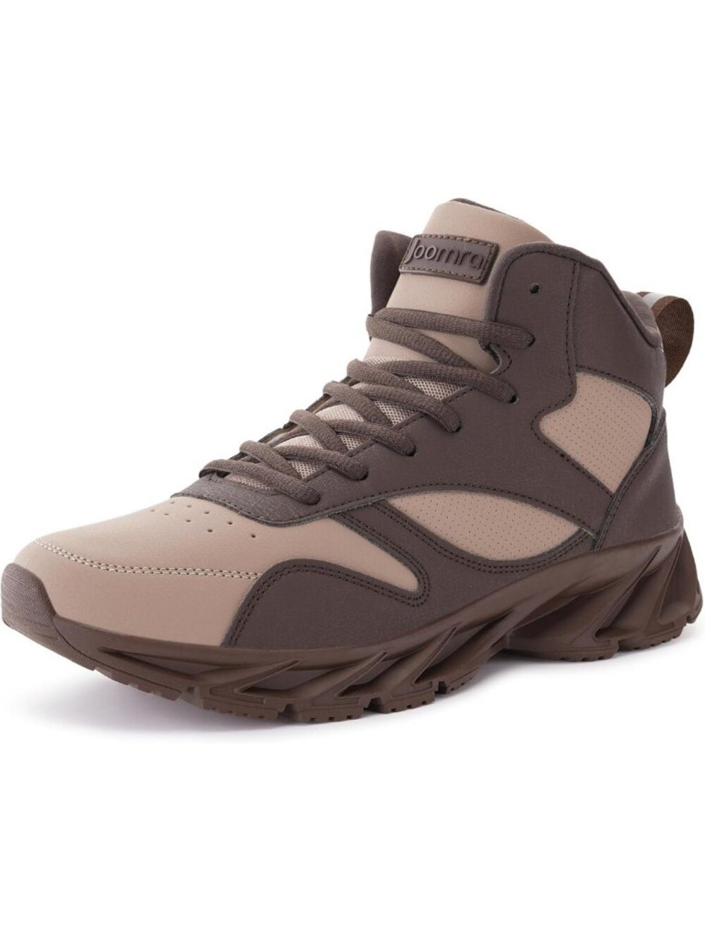 Stylish High Top Sneakers for Men | Premium Vegan Leather, Durable Rubber Sole